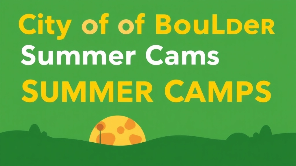 City of Boulder Summer Camps: Top Programs & Activities