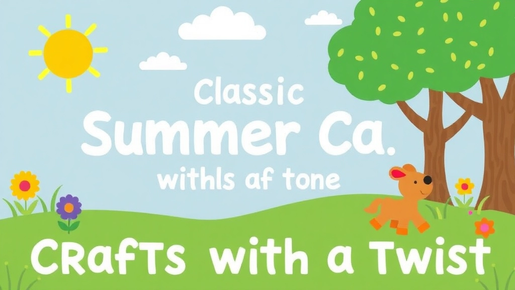 Classic Summer Camp Crafts with a Twist