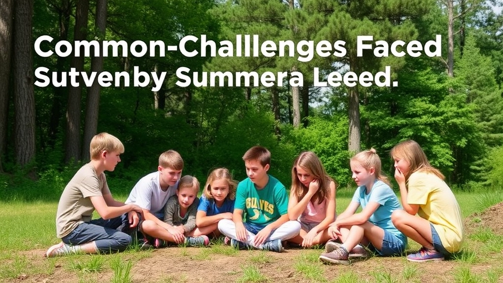 Common Challenges Faced by Summer Camp Leaders