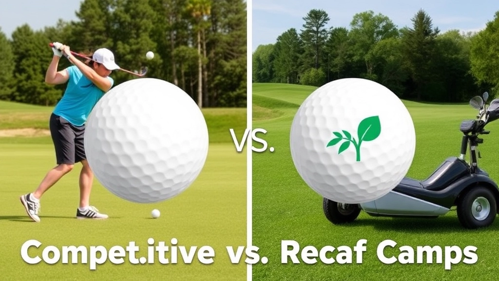 Competitive vs. Recreational Golf Camps