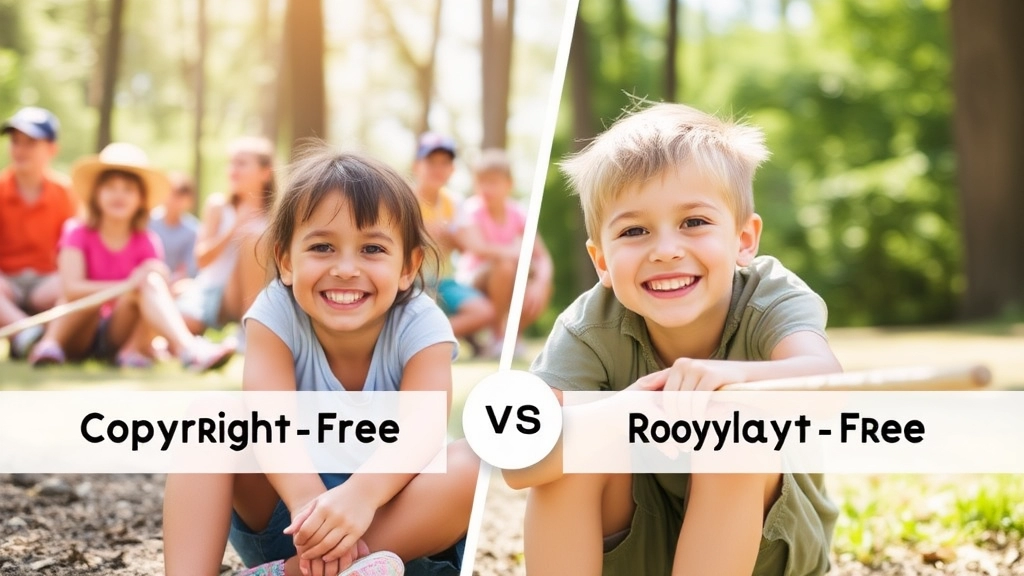 Copyright-Free vs. Royalty-Free Summer Camp Photos: What's the Difference?