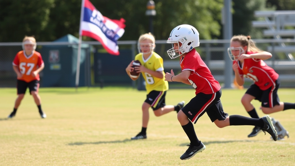 Core Skills Developed in Flag Football Camps