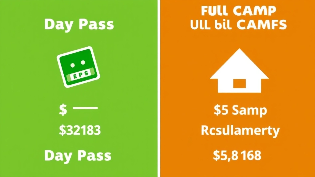 Cost Comparison: Day Pass vs. Full Camp Enrollment