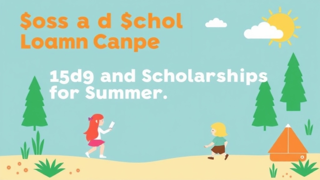 Costs and Scholarships for Summer Camps