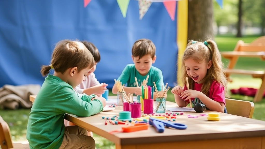 Crafting and DIY Projects During Camp Playtime