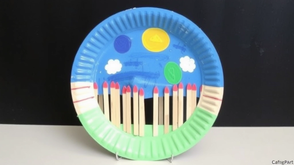 Crafts Using Everyday Materials (Paper Plates, Popsicle Sticks)