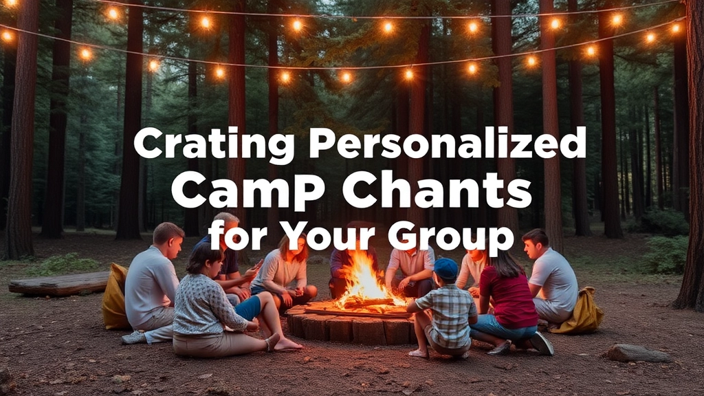 Creating Personalized Camp Chants for Your Group