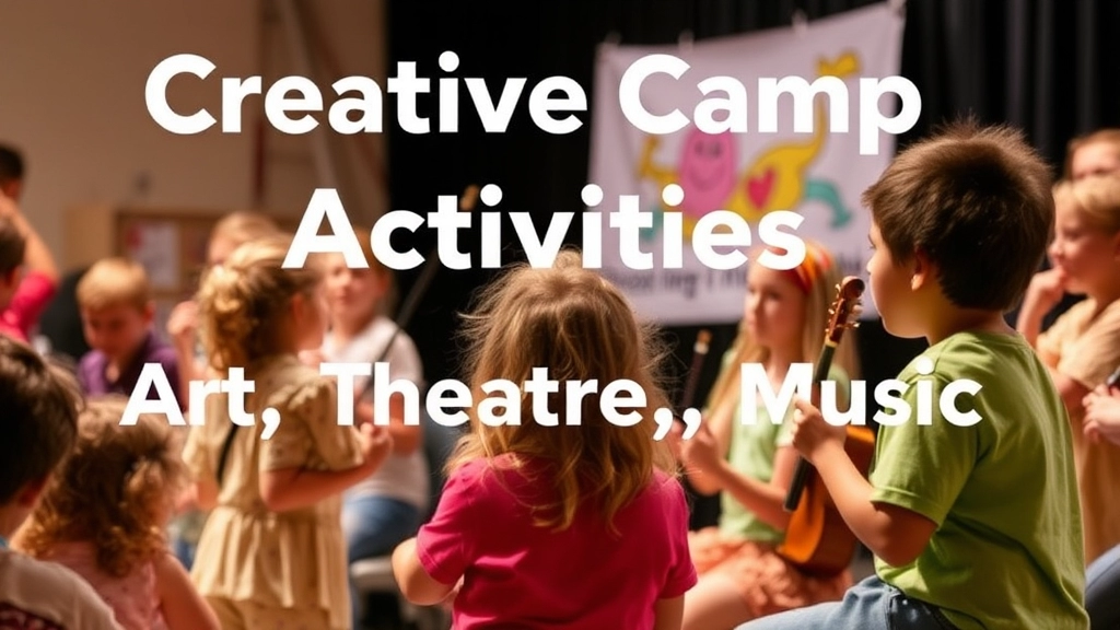 Creative Camp Activities: Art, Theatre, and Music