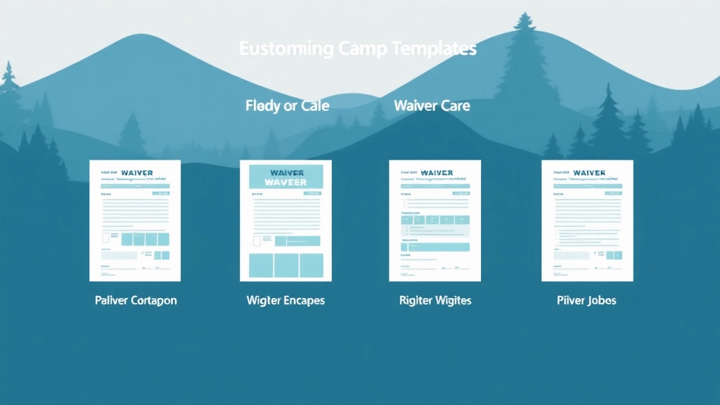 Customising Waiver Templates for Different Camp Activities