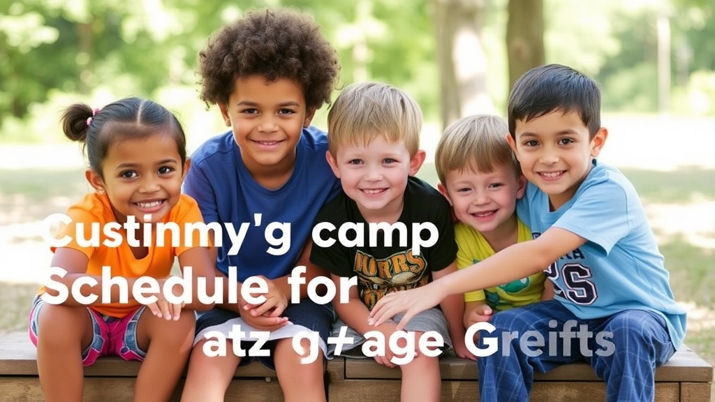 Customising Your Summer Camp Schedule for Different Age Groups