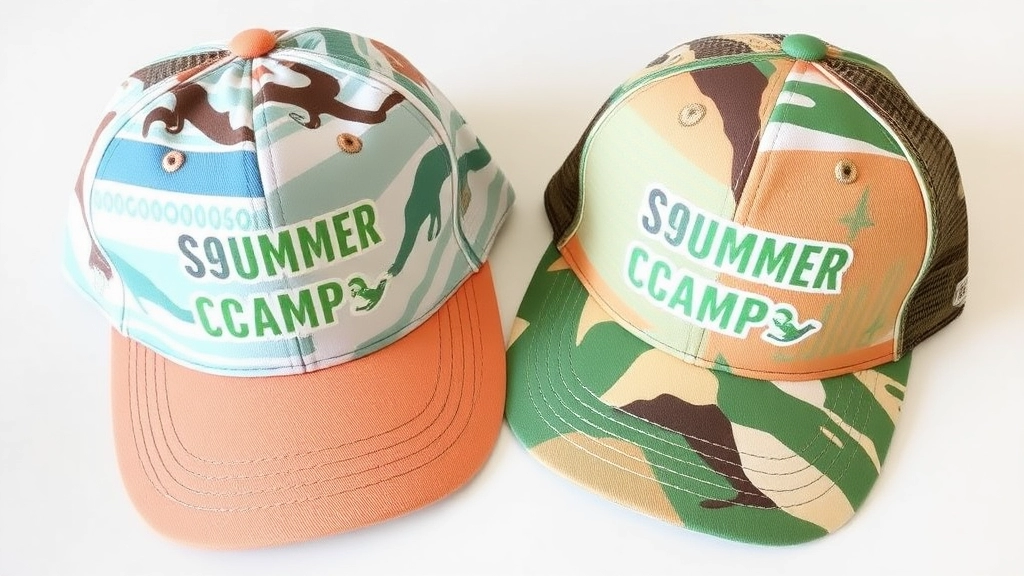 Customizable Summer Camp Hats for Group Events