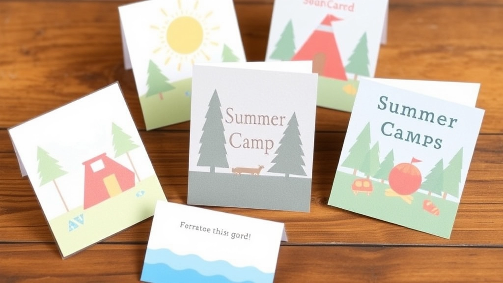 DIY Summer Camp Cards: How to Make Your Own