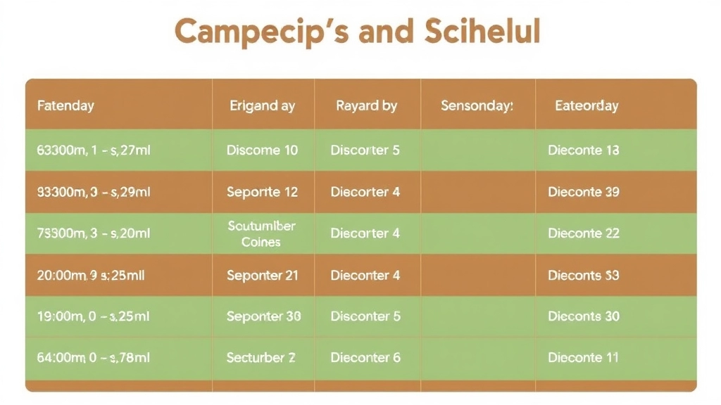 Daily Camp Activities and Schedule