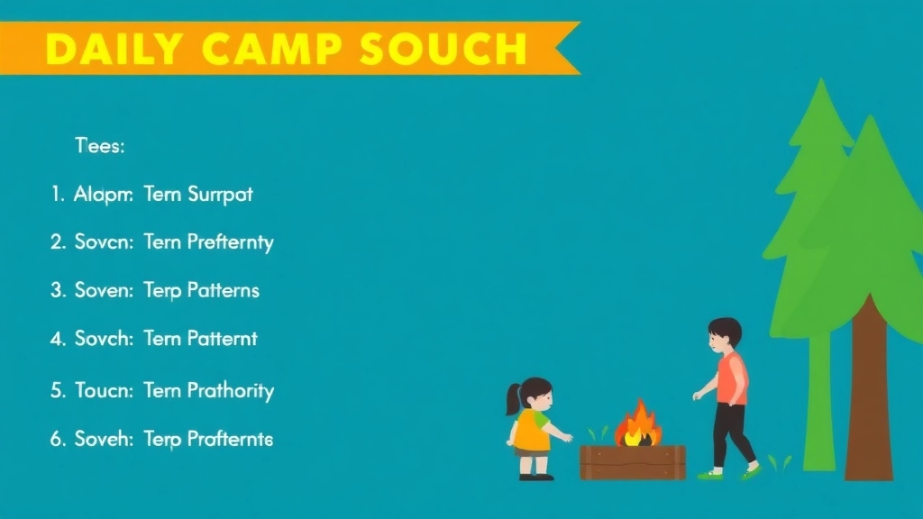 Daily Camp Schedules and Typical Activities