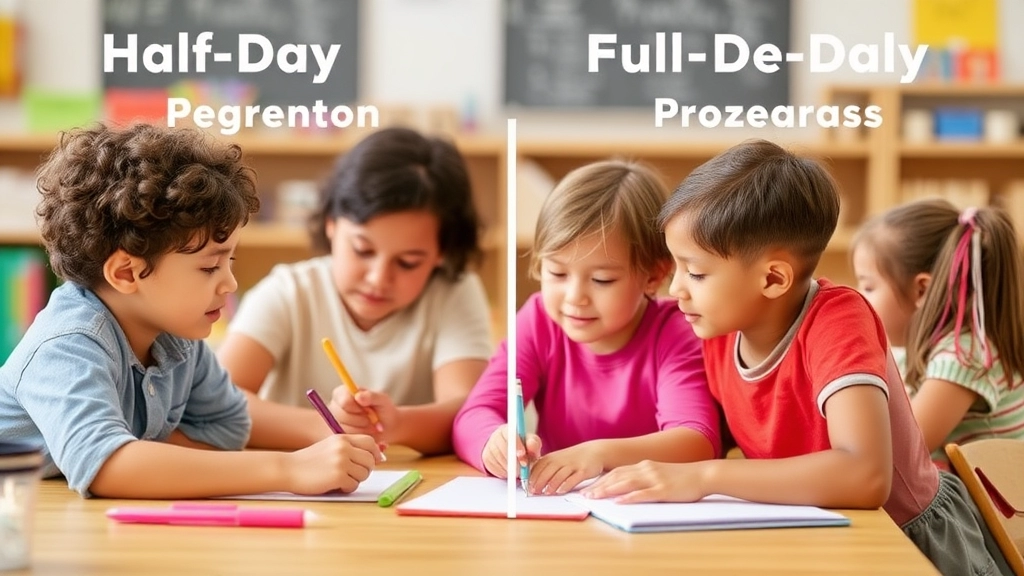 Daily Schedules: Half-Day vs Full-Day Programs