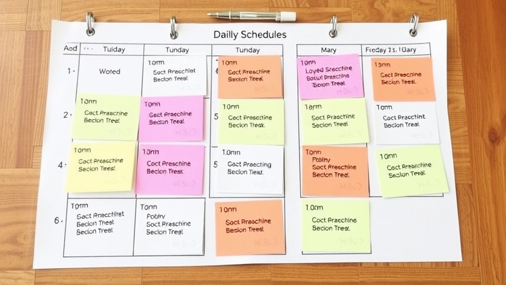 Daily Schedules and Activities