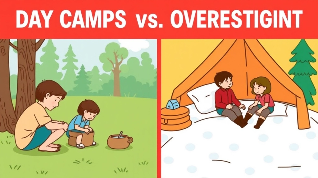 Day Camps vs. Overnight Camps