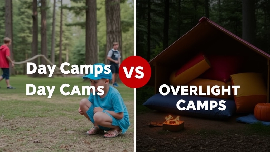 Day Camps vs. Overnight Camps