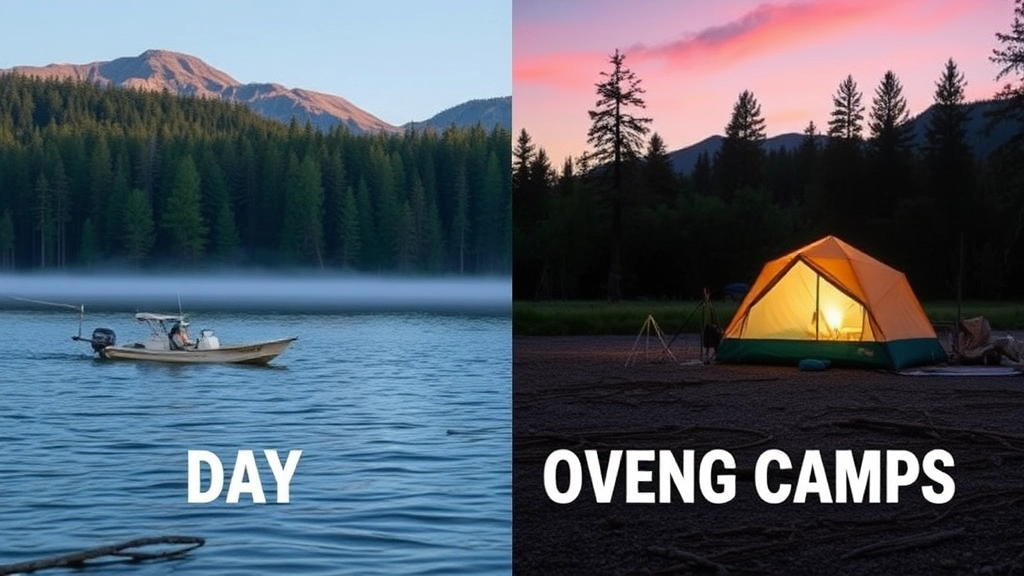 Day vs. Overnight Fishing Camps