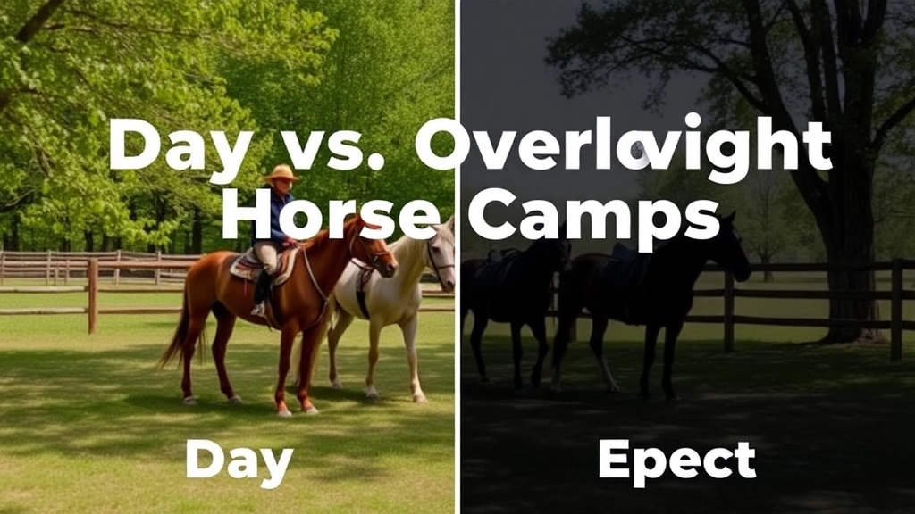 Day vs. Overnight Horse Camps: What to Expect