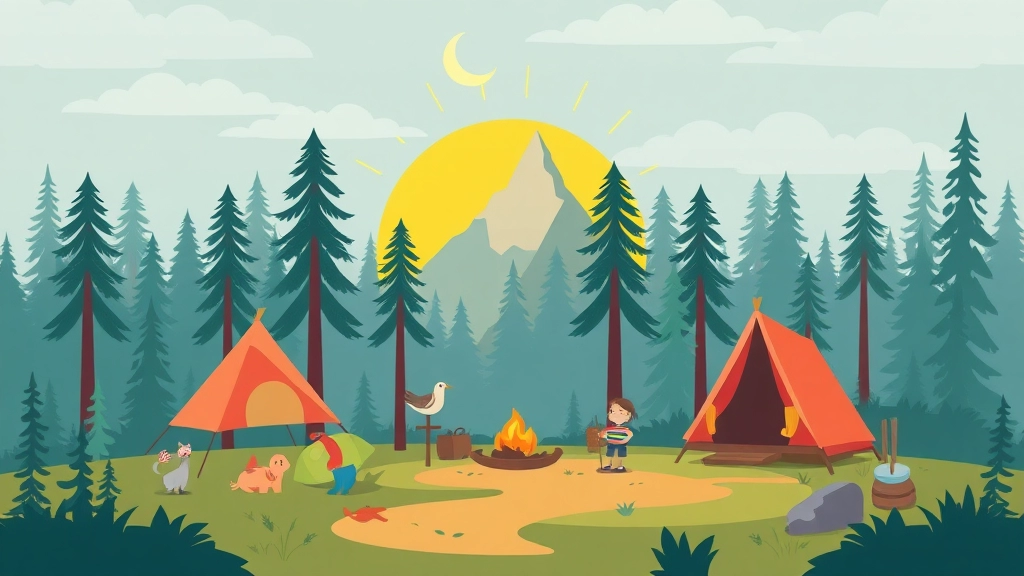 Designing a Custom Summer Camp Background