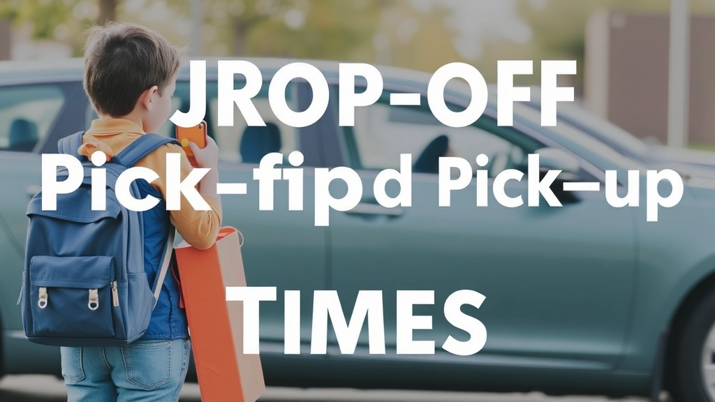 Drop-off and Pick-up Times