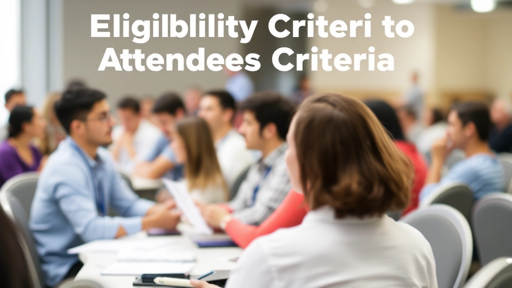 Eligibility Criteria for Attendees