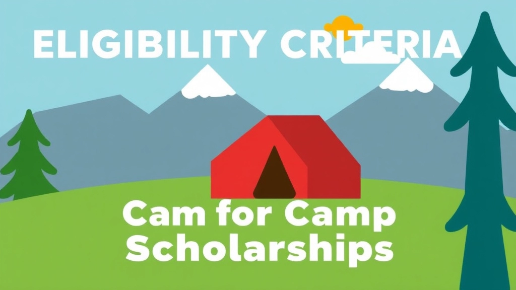 Eligibility Criteria for Camp Scholarships