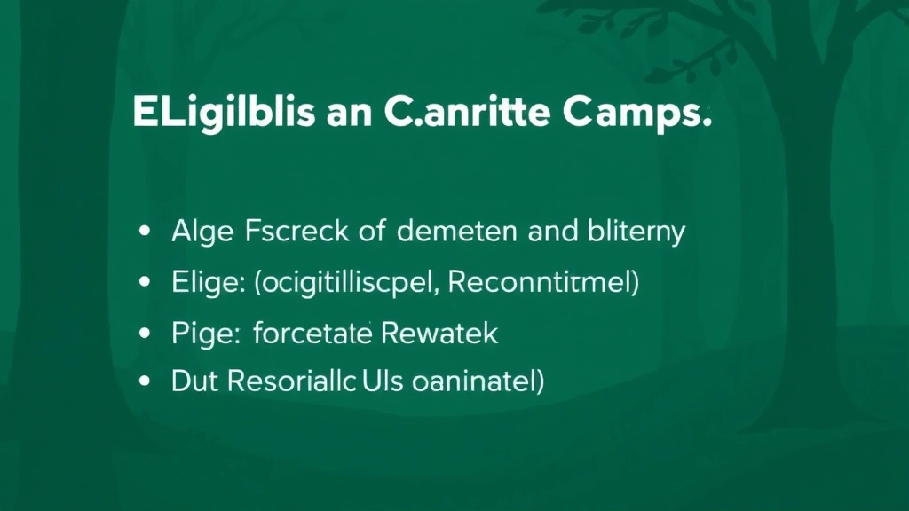 Eligibility and Age Requirements for Camps