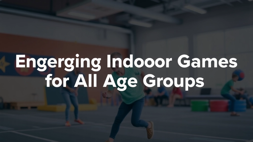 Engaging Indoor Games for All Age Groups