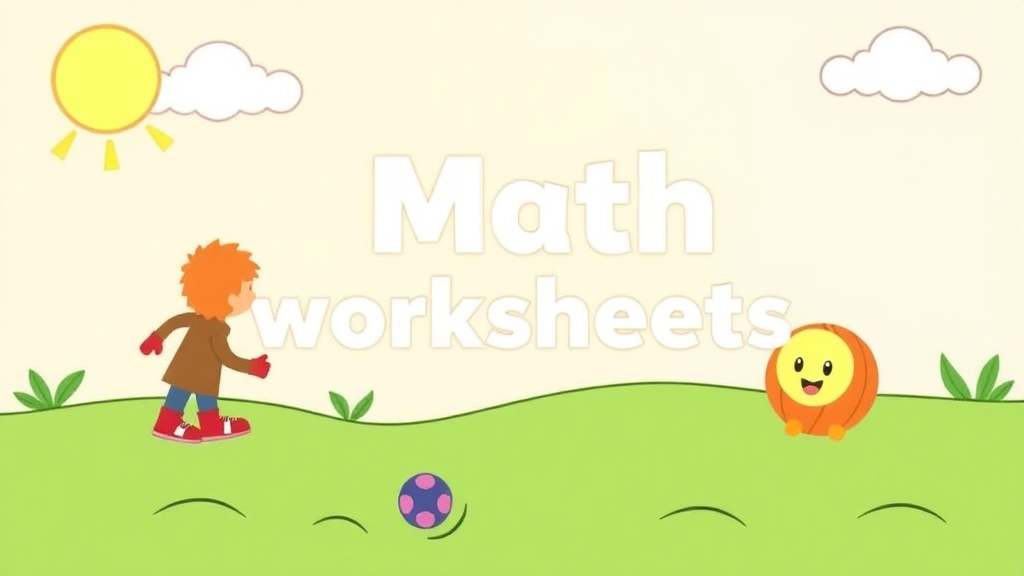 Engaging Math Worksheets for Summer Camps