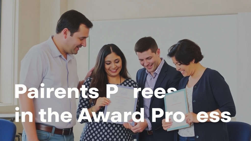 Engaging Parents in the Award Process