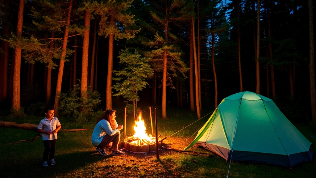 Engaging Summer Camping Captions with Questions