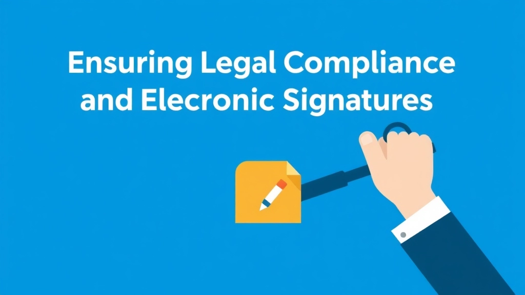 Ensuring Legal Compliance and Electronic Signatures