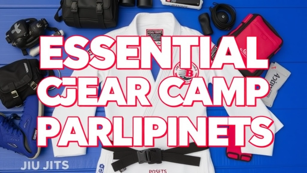 Essential Gear for Jiu Jitsu Camp Participants