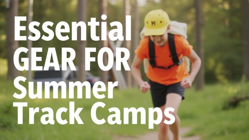 Essential Gear for Summer Track Camps