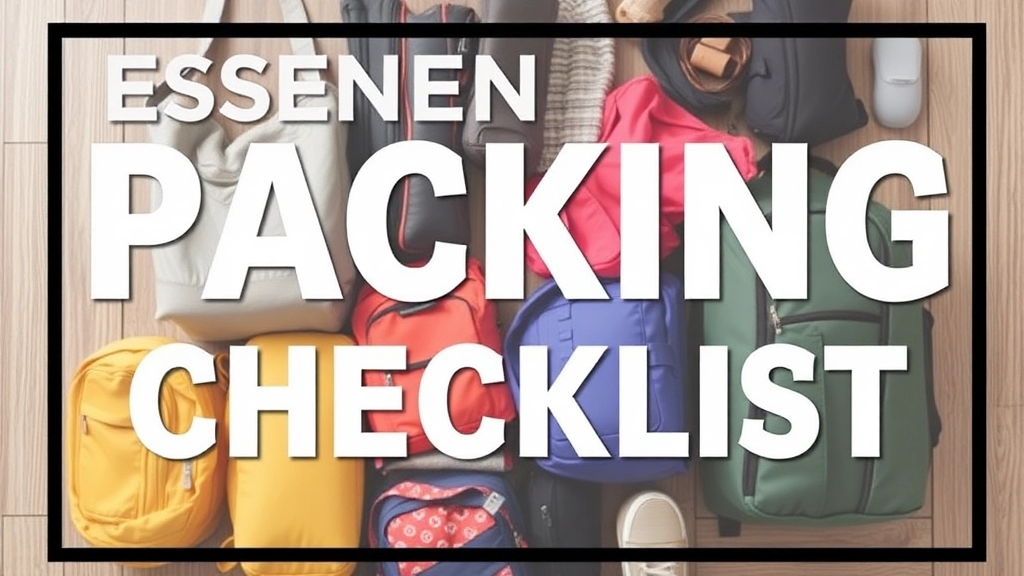 Essential Packing Checklist