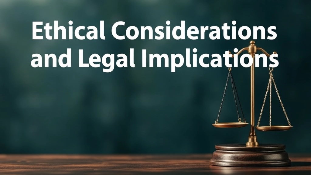 Ethical Considerations and Legal Implications