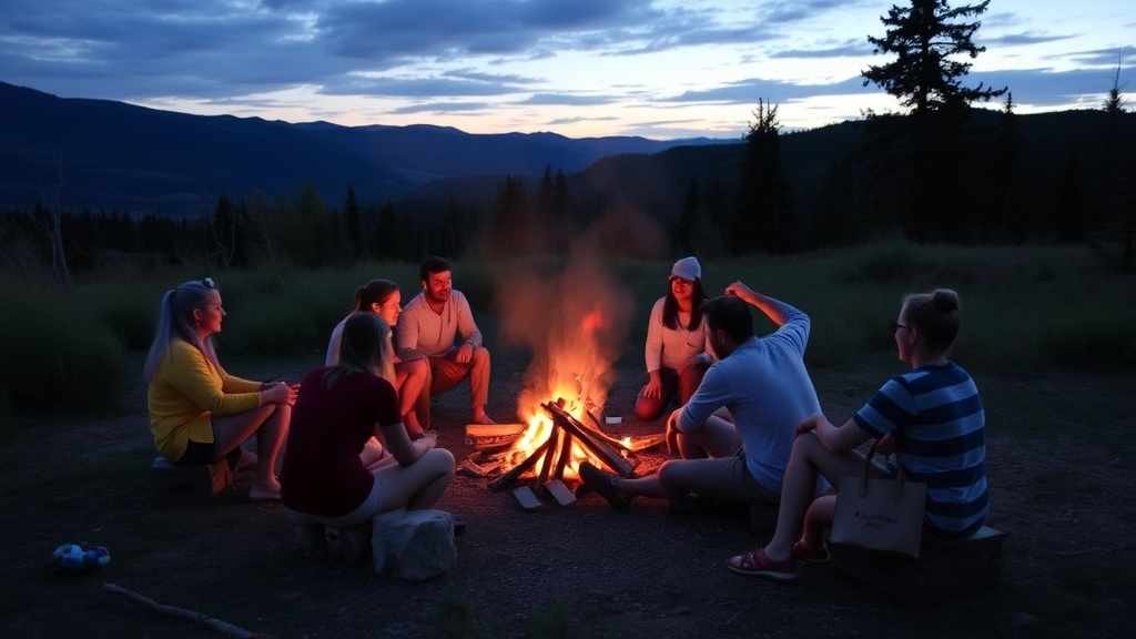 Evening Campfire and Group Bonding