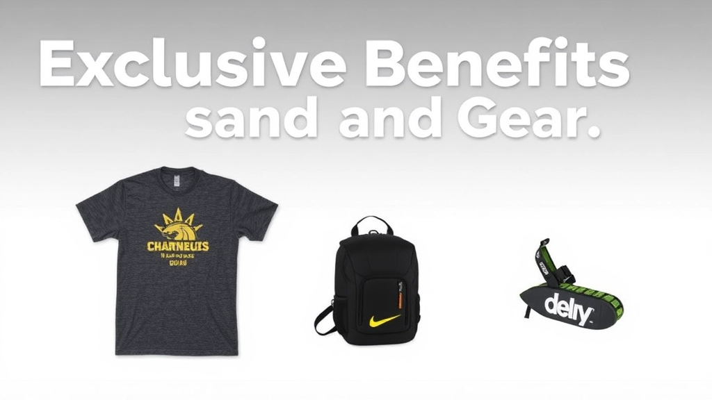 Exclusive Benefits and Gear