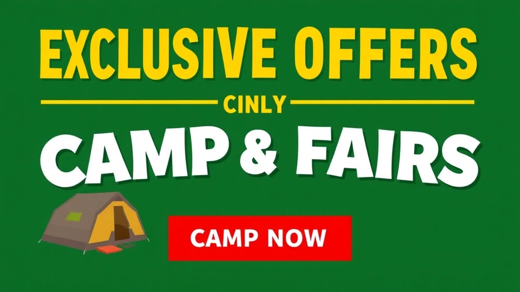 Exclusive Offers and Discounts at Camp Fairs