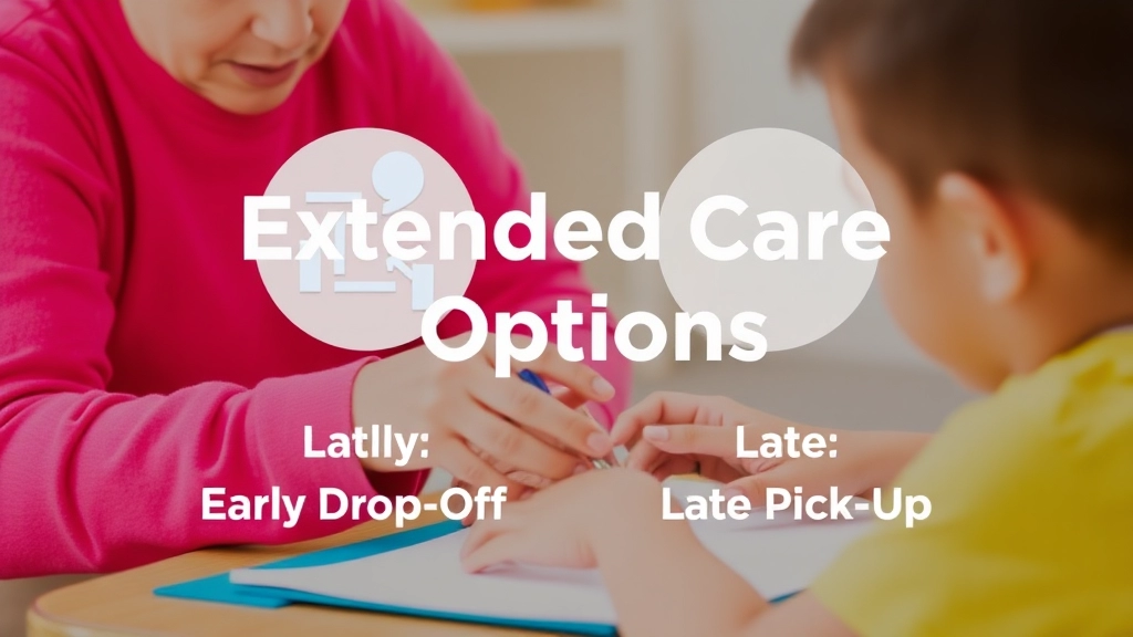 Extended Care Options for Early Drop-Off and Late Pick-Up