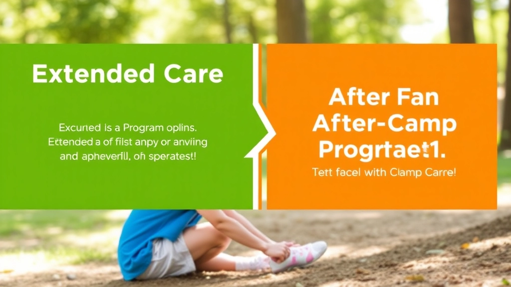 Extended Care and After-Camp Program Options