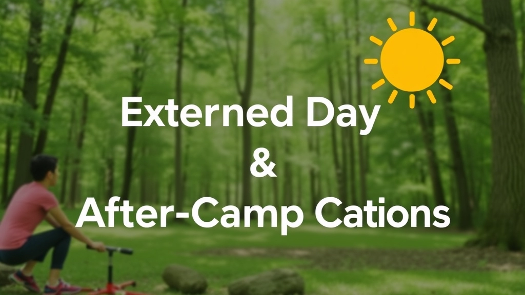 Extended Day and After-Camp Care Options