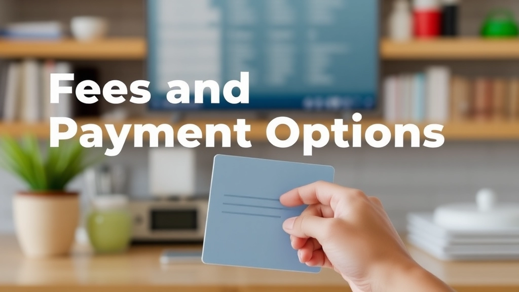 Fees and Payment Options