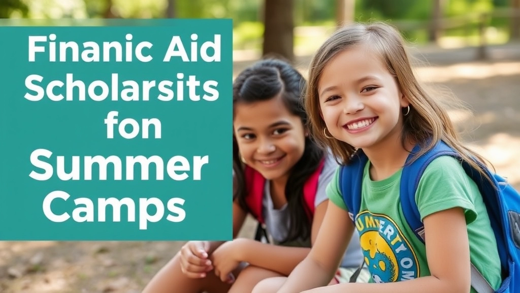 Financial Aid and Scholarships for Summer Camps