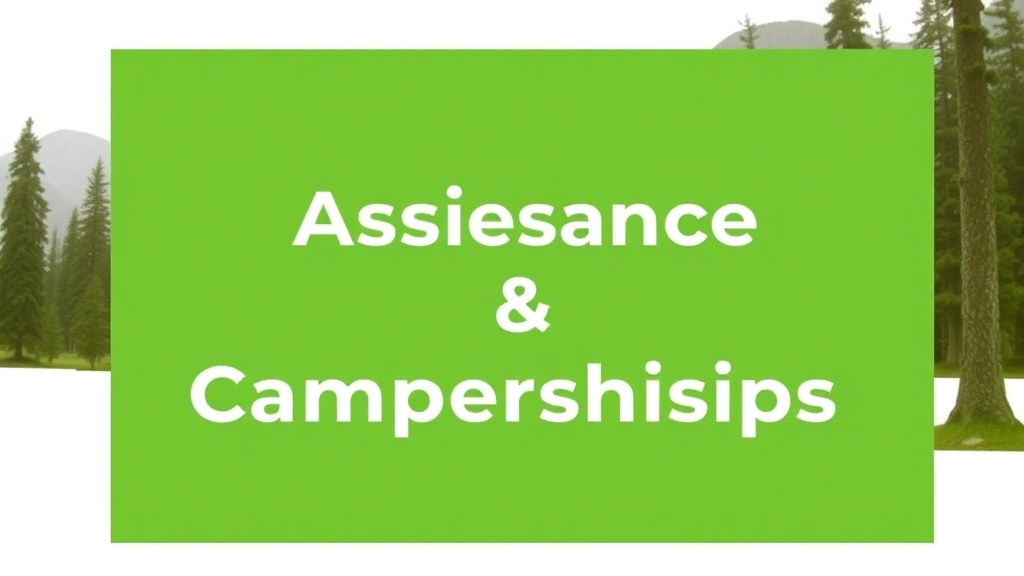 Financial Assistance and Camperships Options