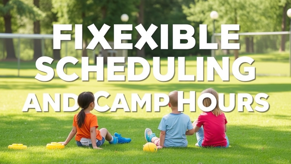 Flexible Scheduling and Camp Hours