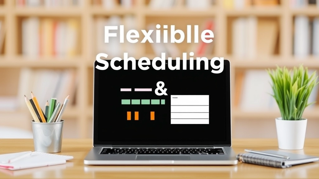 Flexible Scheduling and Enrollment Options