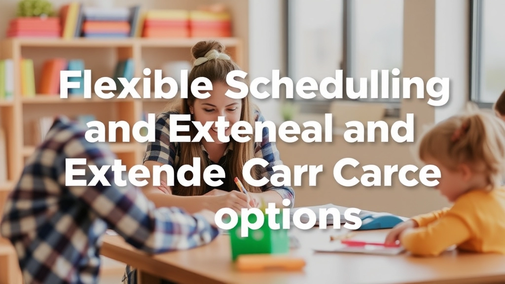 Flexible Scheduling and Extended Care Options